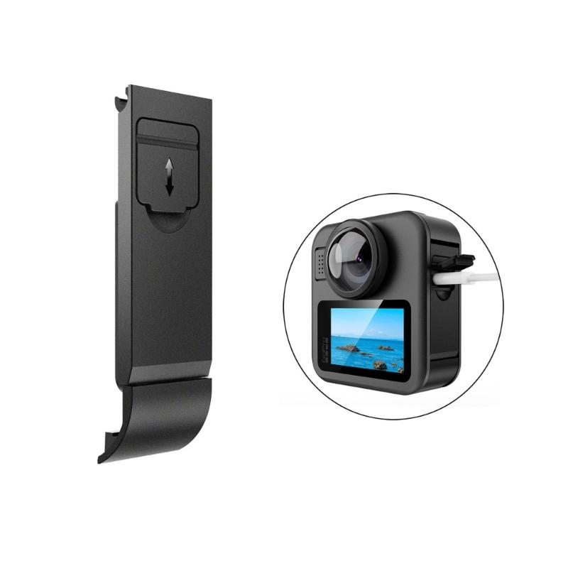 Precise Fit Dustproof Waterproof Side Charging Cover for MAX2 Cameras Replacement Battery Door For Enhanced Protections