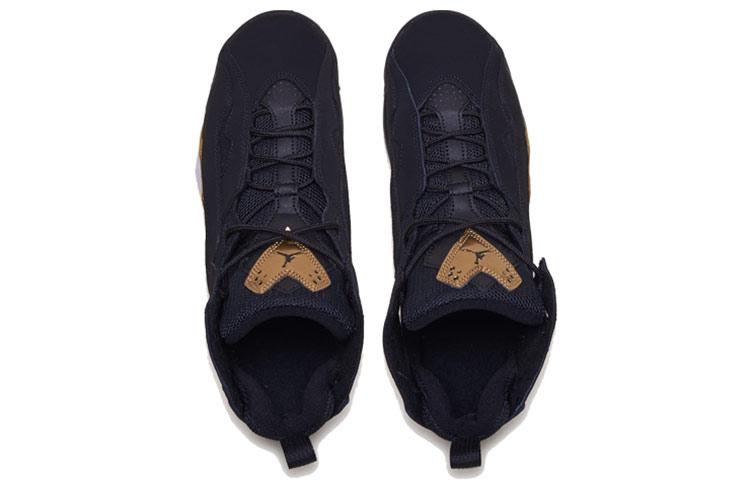 Jordan True Flight Black Metallic Gold GS 343795-070