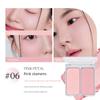 Pei Zhuhyun's Same Style Korean 2an Dual-Color Blush, Expanding Color Blush, Brightening, Girlish Look, Girl Group Milk Pink