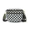 Enkele Schoudertas voor Dames, Casual, Modieus, Veelzijdig, Grote Capaciteit Schelpvormige Tas, Waterdichte Tas, Geruite Crossbody Tas