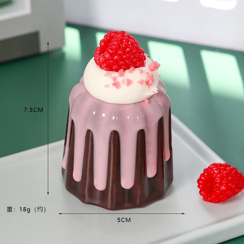 1PC Artificial Fruit Cake Cookies Fake Food Decoration Photography Pro Food Simulation Cake Model Tea Table Decoration