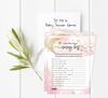 Inkdotpot 50A  Advice CardsA  For Baby Shower Game Glitter Star Advice For New Mom & Dad Gender Reveal Boy Or GirlA  Party