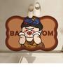 Diatom mud floor mat cartoon bathroom door, water absorbing, fast drying, household wear-resistant