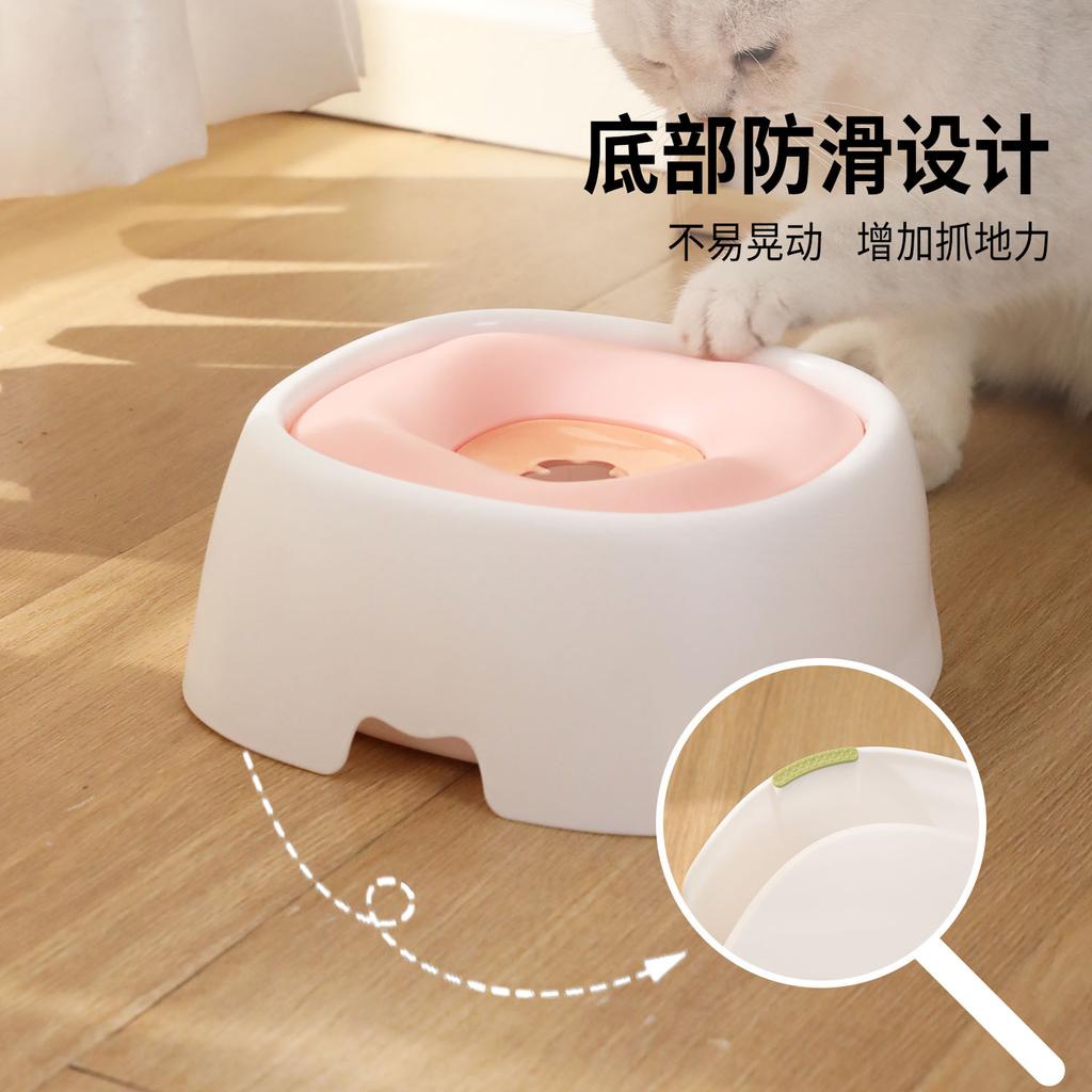 Seestern Schwimmende Schüssel Hundenapf Feuchtigkeitsdicht Maul Hundenapf Schwimmhöhe Verstellbares Wasserbecken Haustier Anti-Kipp Wassertränke