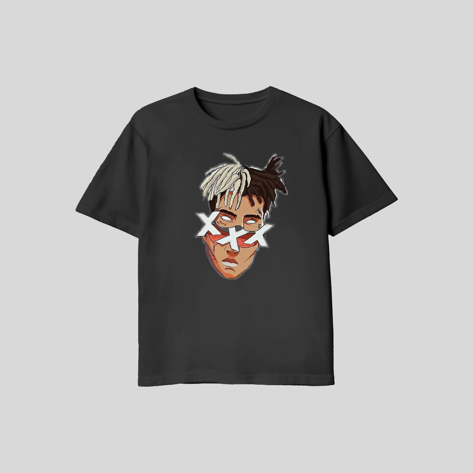 

Unisex Adult Casual Graphic XXXtentacion Face Rapper Tribute T Shir... S