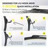 1Pc Car Windshield Wiper Blades Hook Universal Soft Rubber Frameless Bracketless Car Wipers 14" 16" 18" 19" 20" 21" 22"