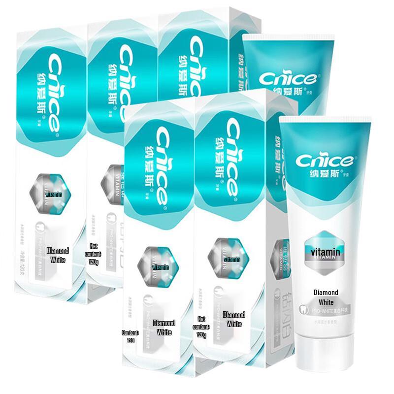 

Nice Diamond White Toothpaste with Japanese Cherry Blossom (5-Pack)