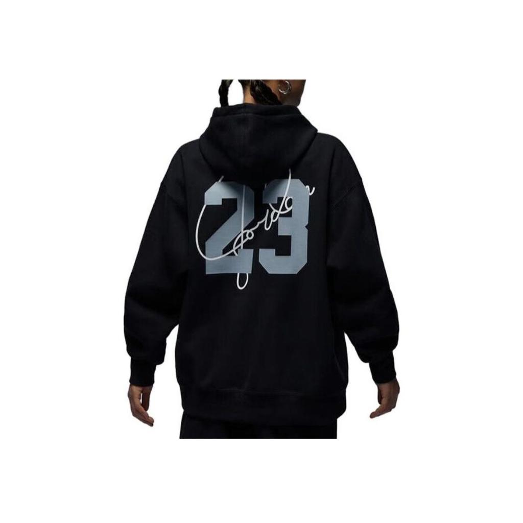Jordan ASW AJ Girl Verbiage Hoodie Women Tops Black FZ4334-010