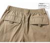 Men's Plus Size Loose Fit Elastic Waist Workwear Pants for Autumn and Winter.