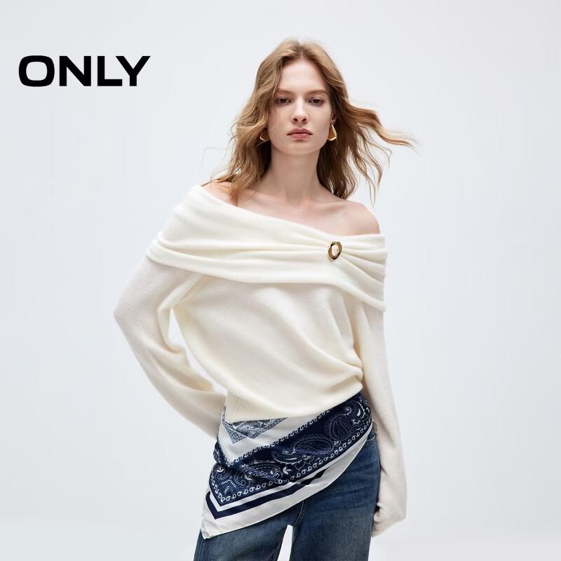 ONLY Women s 2026 Autumn Asymmetrical One-Shoulder Knit Top M