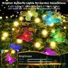 Solar Firefly Light Outdoor Solar Butterfly Lighting Waterproof Garden Decoration Landscape Solar Light for Outdoor Gardening
