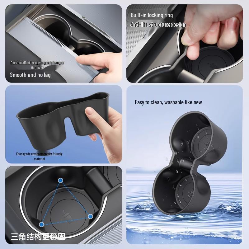 Tesla Model 3/Y Center Console Cup Holder Coaster Limiter