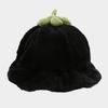 Tomato Winter Fisherman Hat Rolled-up Beanie Hat Cute Plush Bucket Hat  Outdoor