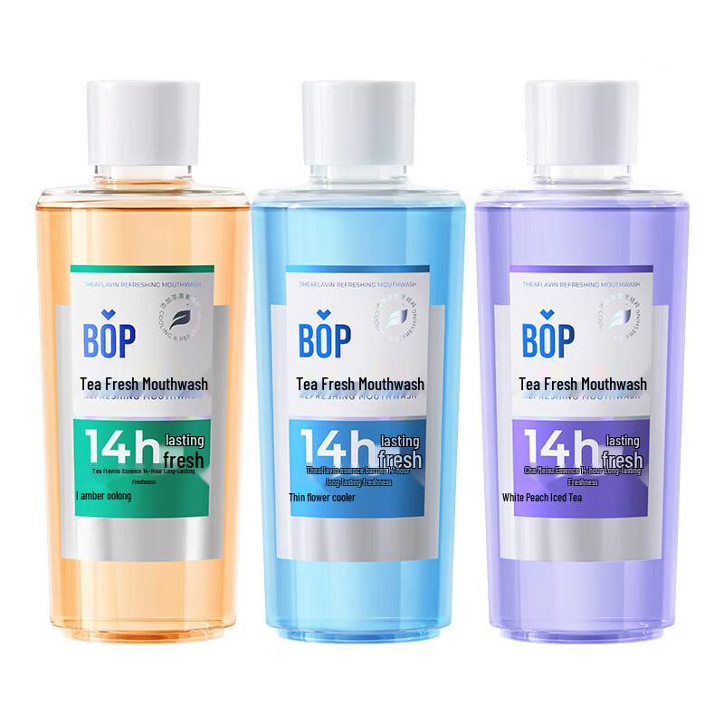 POP Tea Fresh Breath Mouthwash 3-Pack