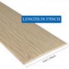 Langlebige selbstklebende Übergangsleiste mit Holzmaserung für Laminat-Vinylboden Nahtloser Kantenschutz Hohe Beanspruchung Heimgebrauch