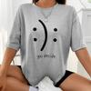 It'S Okay You Decide On It Cotton Print Women T-Shirt Harajuku Loose T-Shirts Hip Hop Casual Tshirt Creativity Fashion T-Shirt
