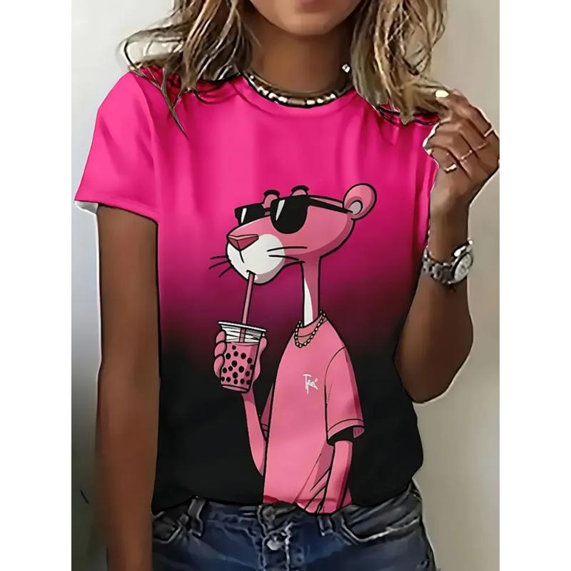 Women's Tops Versatile Comfortable Short Sleeves Fashion Crew Neck Loose T-Shirts Women’s