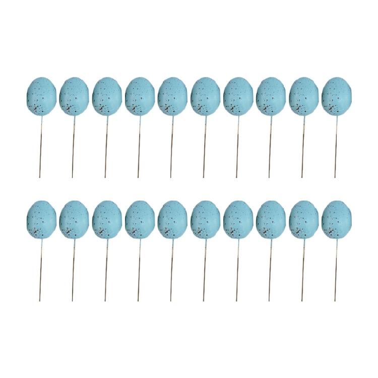 20Pcs Easter Foam Eggs DIY Party Decorative New Year Party Decoration