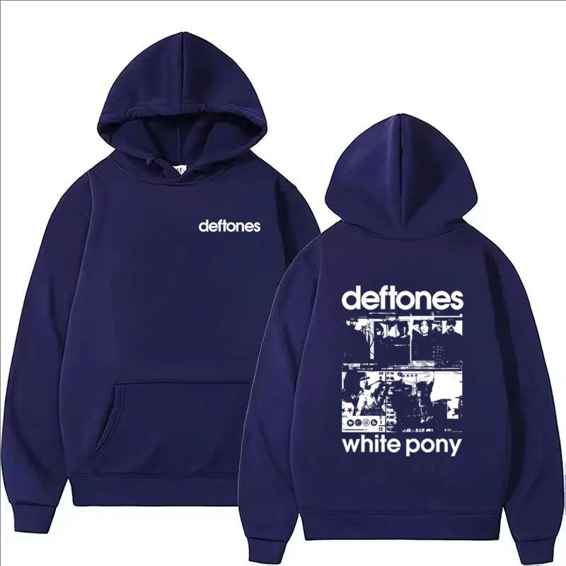 Deftones Retro Graphic Hoodie Autumn Winter Men Women Hip Hop Streetwear Fashion Casual Long Sleeve Fleece Pullover Sweatshirts