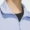 Adidas Originals Retro Tt W Comfortable Breathable Soft Skin-Friendly Stand Collar Jacket Women jackets Light-Pink Blue KB4517