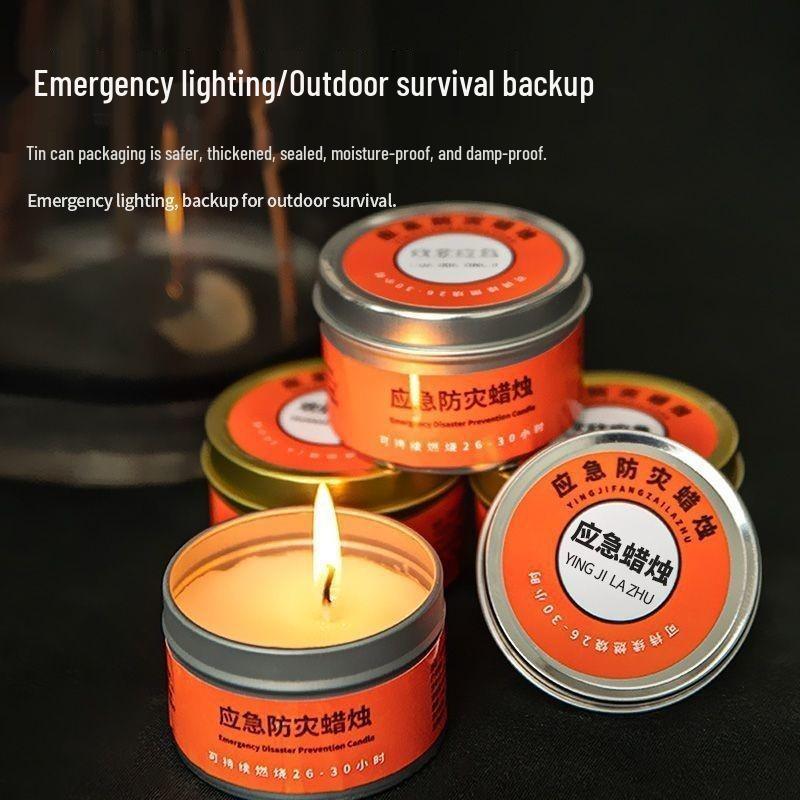 Windproof Waterproof Smokeless Emergency Candles for Power Outages and Outdoors