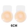 6-10CM Nipple Patch Reusable Self-Adhesive Silicone Breast Nipple Cover Bra Patch Pad Natural Color No.1 Nipple Patch Underwear