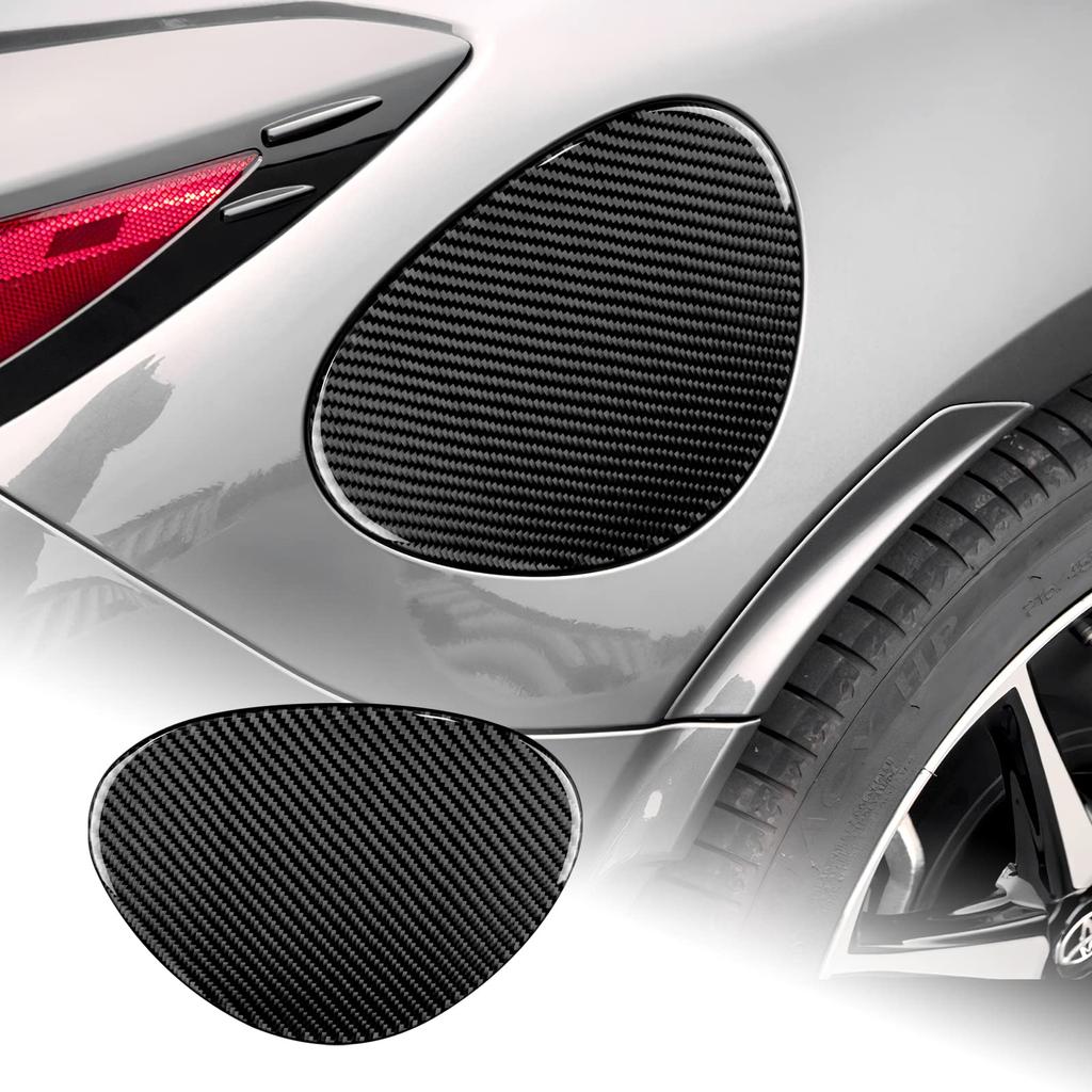AIRSPEED Real Hard Carbon Fiber Car Fuel Tank Cap Cover for Toyota GR86 ZN8 and Subaru BRZ ZD8 Stylish Full Body Decal Sticker with Protective Film