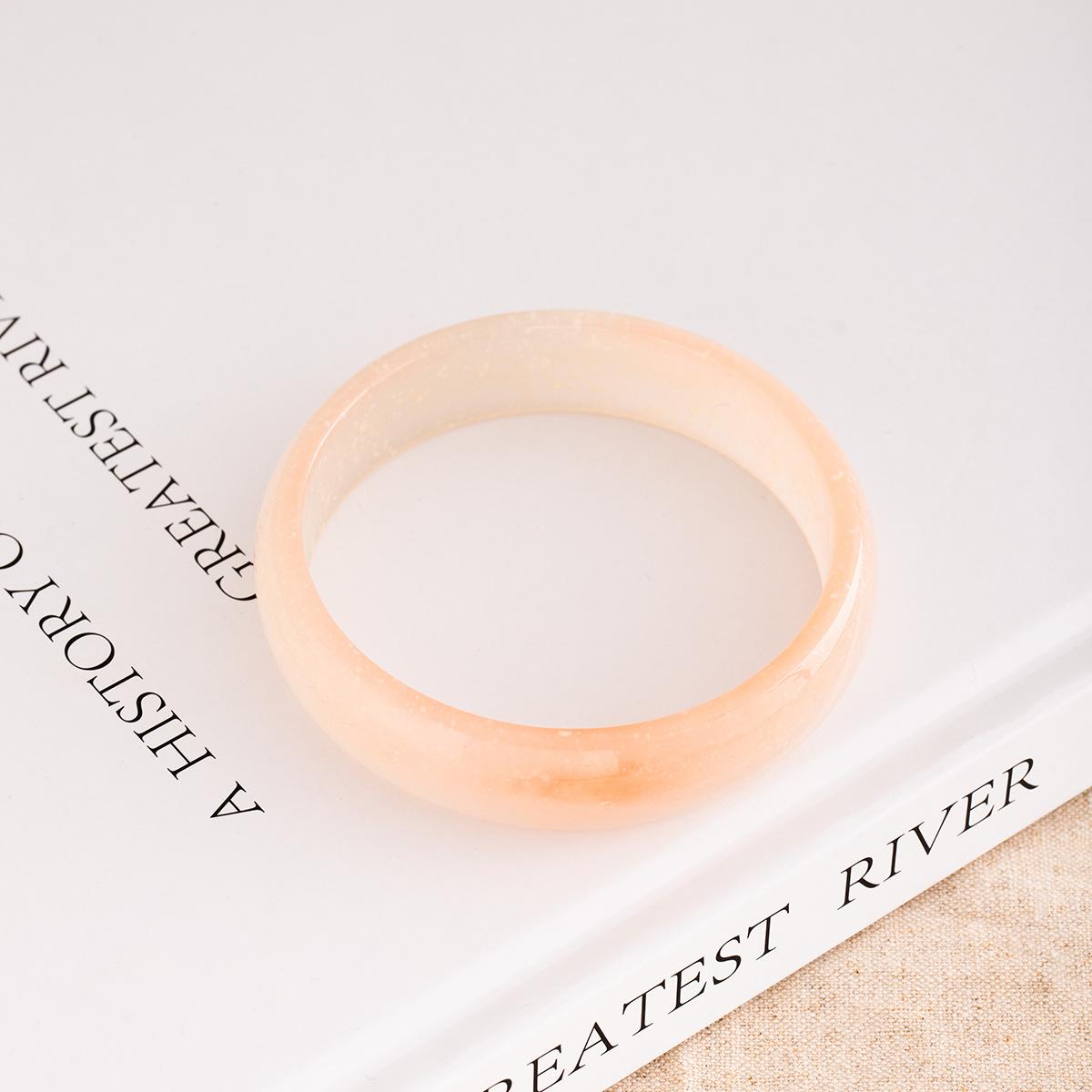 Персонализированный размазанный акриловый круглый браслет Модный для поездок на работу Простой дизайн браслета Чувство ювелирных изделий