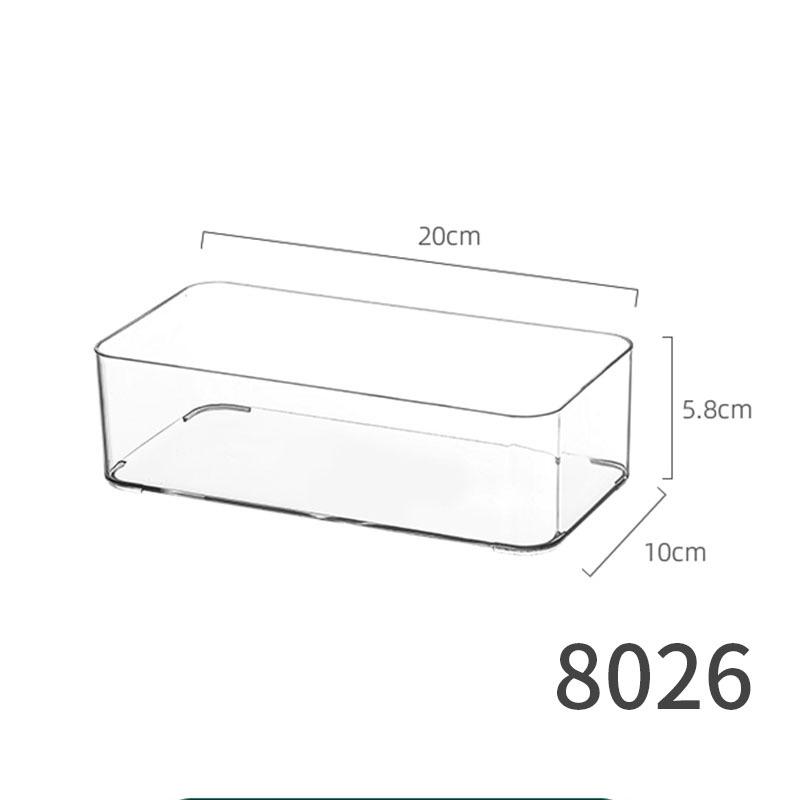 Cajón de Escritorio Transparente de Acrílico con Divisor