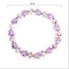 Fashion Butterfly Charm Crystal Stretch Beaded Bracelets Elastic Rope Women Temperament Bracelet