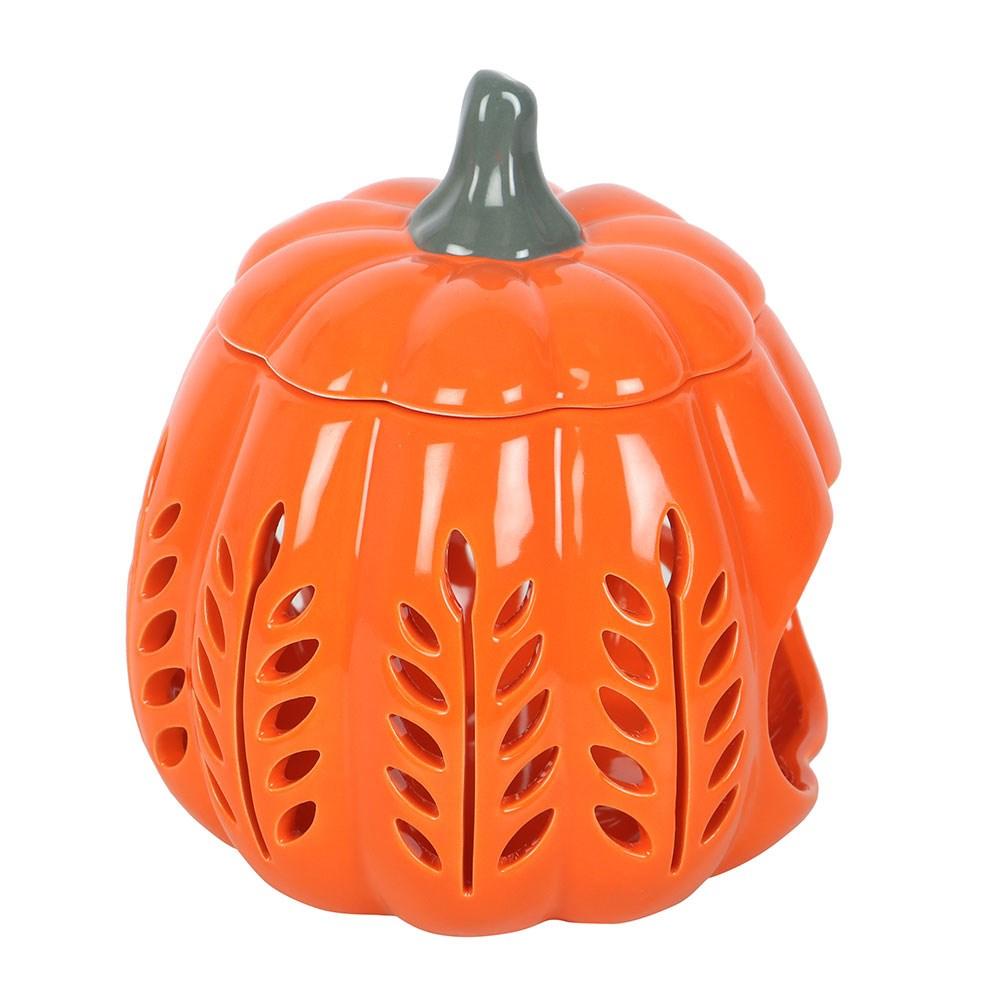 Something Different Leaf Cut Out Pumpkin Oil Burner