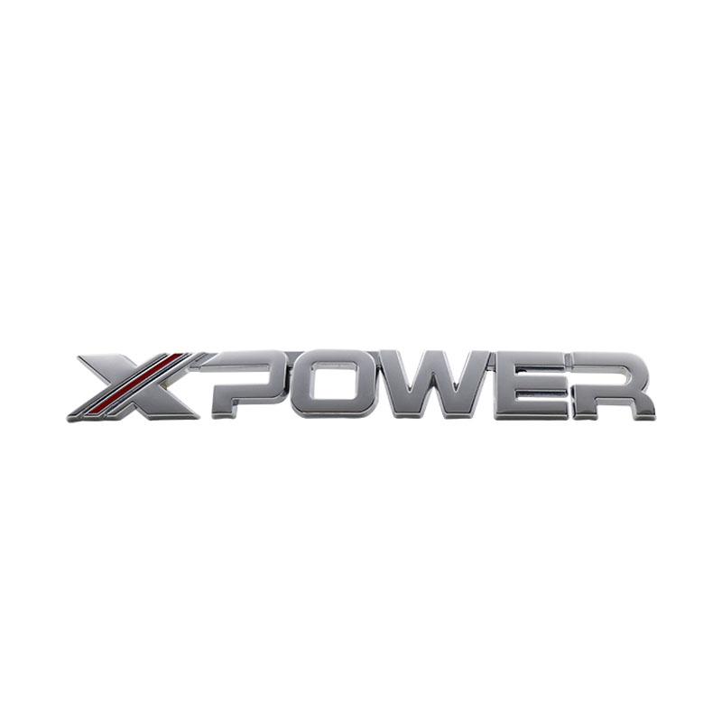 3D Car Styling X XPOWER for car Hood Fender trunk Rear Bonnet Nameplate Decal Emblem Badge Sticker