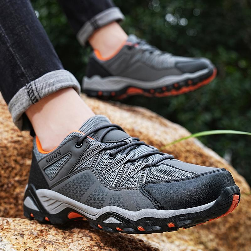 Men'S Four Seasons Outdoor Fishing Sneakers Mesh Breathable Anti Slip Wear Resistant Casual And Comfortable 39-46 Four Color