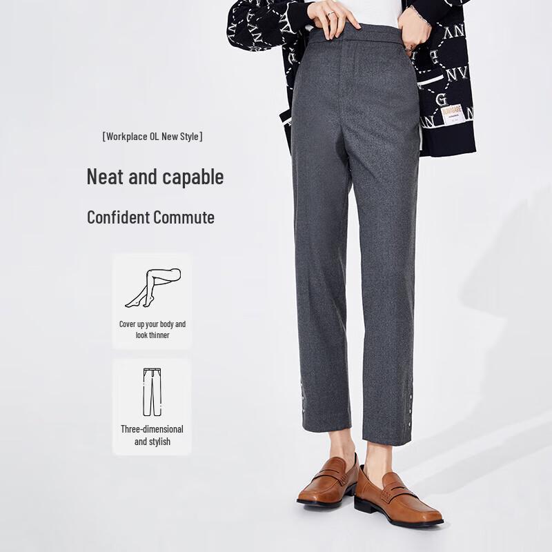 Navigare Women's Slim Fit Commuter Casual Pants