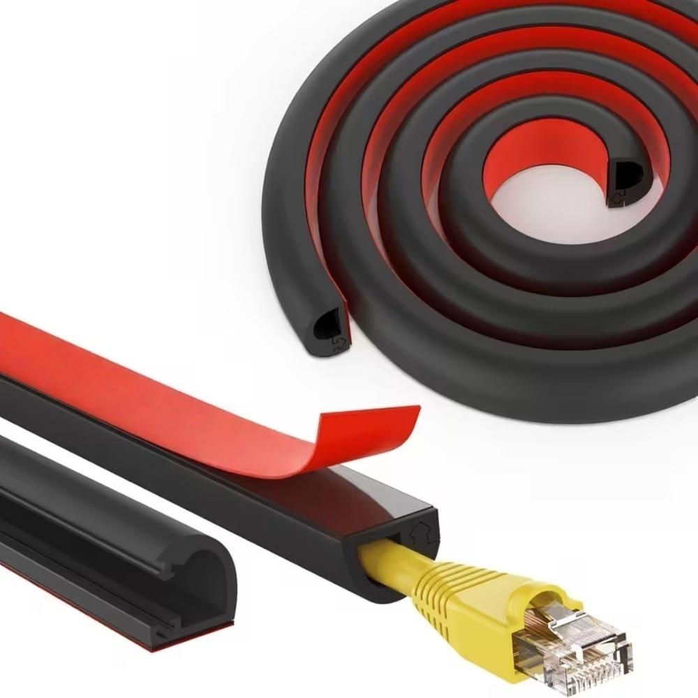 1PC 1m/39.37in Floor Cord Cover, Cord Covers for Wires on Floor, Cord Protector, Floor Cable Cover, Hide Extension Cord Covers f