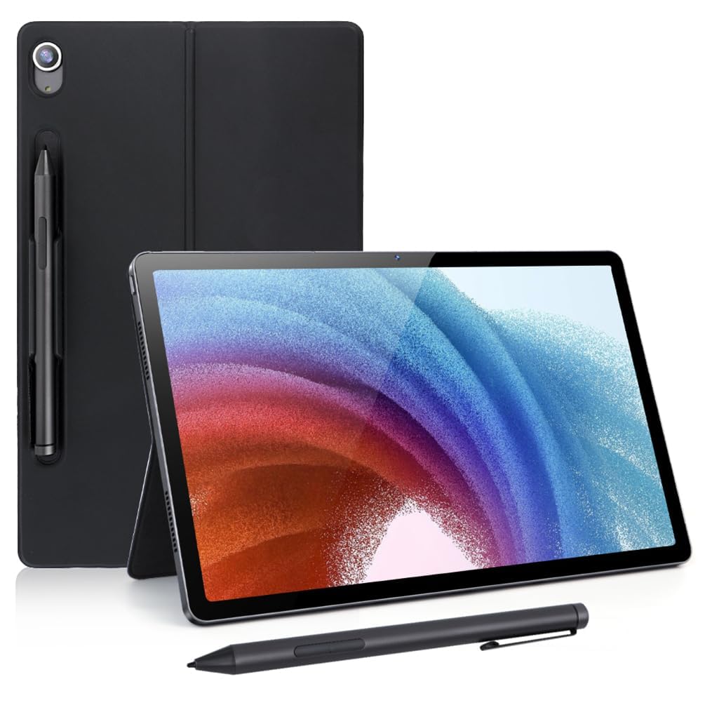 

BekoQurd Android 14 Tablet with Stylus and MediaTek Helio 12GB 128GB 1TB 8MP 13MP and Ideal for and Meetings 11-inch Cover, G99, + + Expansion,