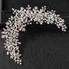 Crystal Encrusted Bridal Headbands Sparkling Hair Accessories Fashion Wedding Tiaras  Banquet