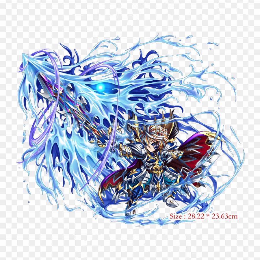 Brave Frontier 2 Sentai Iron On Heat Transfer Printing Vinyl Patches Sticker for Clothes DIY Appliques Washable Patches