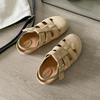 Fashion Hot-selling Sandals Versatile Baotou Fashion Sandals Women's Summer Hollow Woven Fish Bone Roman Shoes New Birken Shoes