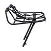 Bike Front Rack Aluminum Alloy Black Adjustable Support Column Bike Front Shelf for Commuting Traveling