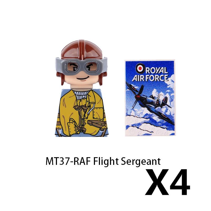 Military Soldier Figure Building Blocks British US French Army Weapons 101 Airborne Division Officer Infantry M1 Toys Gifts D126