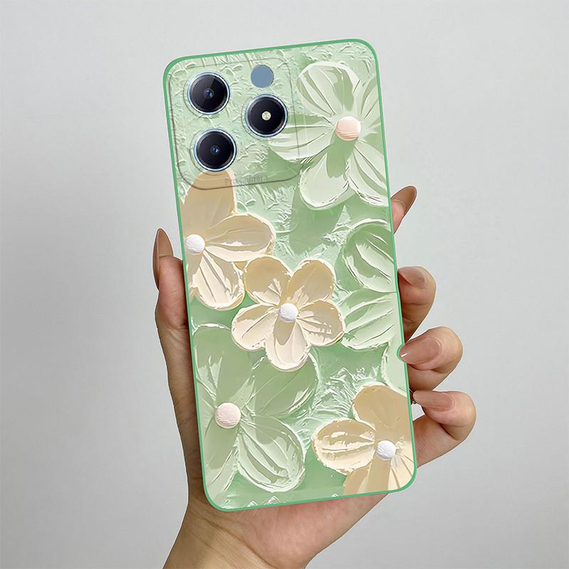 For Realme C63 C61 Narzo N63 Phone Case RealmeC61 RMX3939 Silicon Soft TPU Shockproof Cover Painted Printed Protective Shell Bag