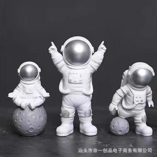 Astronaut Figure Statue Figurine Spaceman Sculpture Educational Toy Desktop Home Decoration Astronaut Model For Kids Gift P3SL