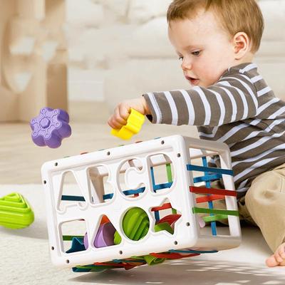 Montessori Toy Baby Shape Sorter Toy Sensory Sorting Toys Motor Training Game Kids Educational Toys For Baby 1 2 Years