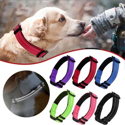 Reflektierendes Neopren-Hundehalsband aus Neopren, verstellbare Hundeleine, Haustier-Traktionsseil, Hund, Katze