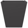 Plant Pot Black 30x30x30 Steel