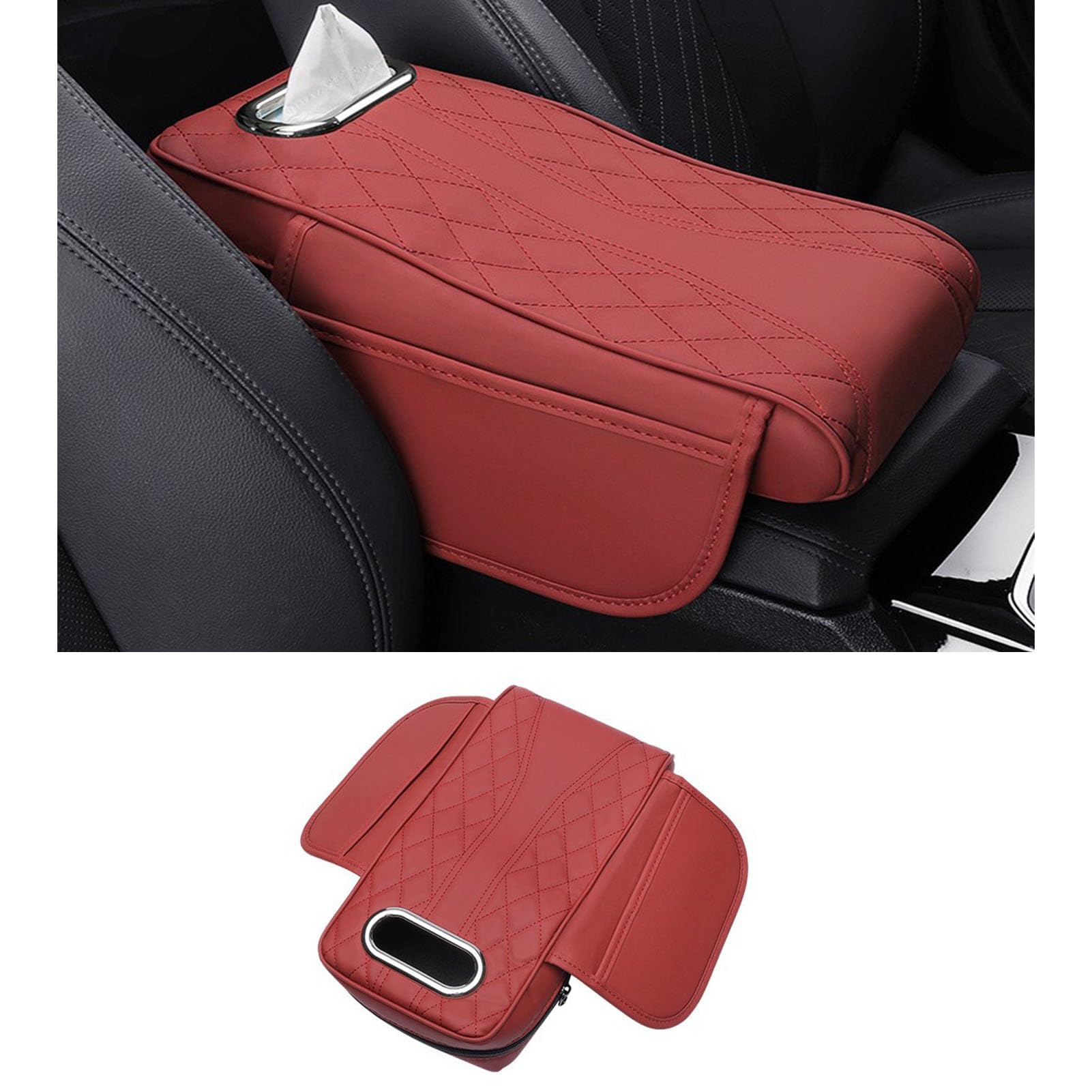 

Armrest, Suitable for Cars, Compatible with Toyota Alphard Vellfire 30 Series Alphard Vellfire H27.1 One Size красный