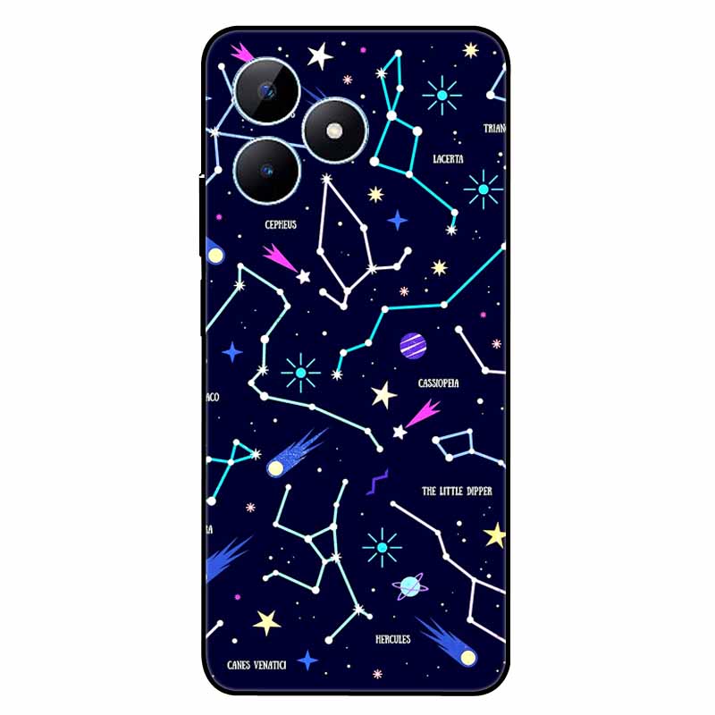 Funda For Realme Note 50 Case Silicone Soft Shockproof Cartoon TPU Phone Shell For Realme Note50 Cover Painted Cute Coque Note50