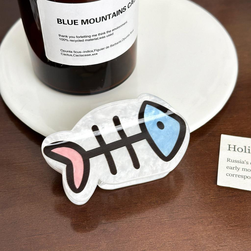 

And Versatile Cute Acrylic Cartoon Fish Hair Clip Ideal For Stylish Dos Halfup Skeleton Fish