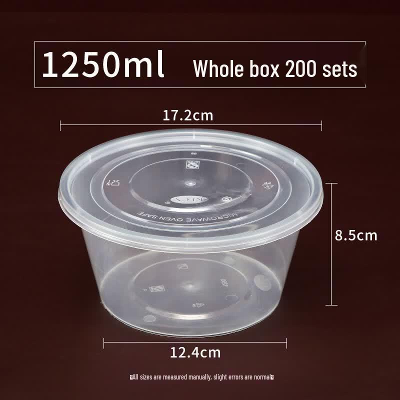 Disposable Transparent Food Containers